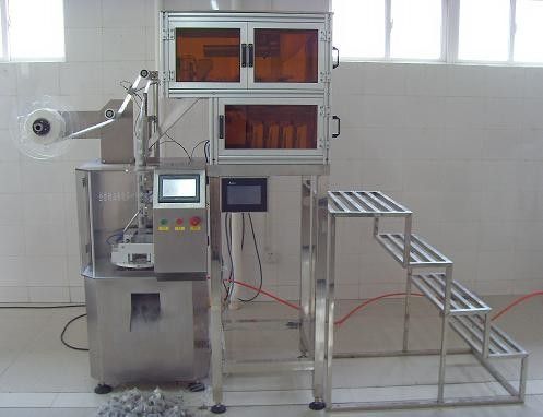 Máquina de enchimento de nylon 2.2KW do saquinho de chá do triângulo 0.04-0.06 milímetros de espessura de filme